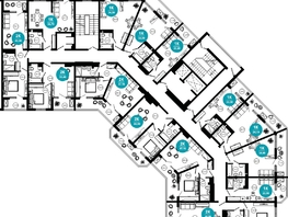 Продается 1-комнатная квартира АО Нескучный сад, корпус 1, 34.1 м², 34137510 рублей