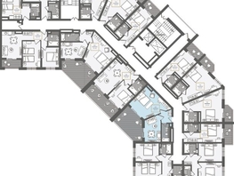 Продается 2-комнатная квартира АО Нескучный сад, корпус 1, 57.2 м², 52149480 рублей