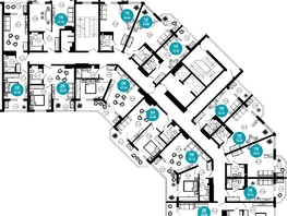 Продается 1-комнатная квартира АО Нескучный сад, корпус 1, 22.3 м², 26363060 рублей