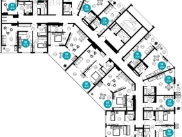 Продается 2-комнатная квартира АО Нескучный сад, корпус 1, 56.2 м², 51158860 рублей