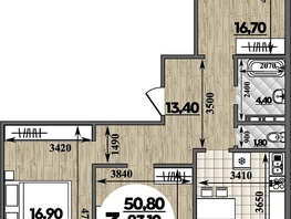 Продается 3-комнатная квартира ЖК Горгиппия, литера 2, 87.35 м², 13576295 рублей