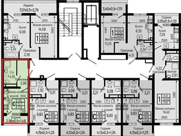 Продается Студия ЖК Botanica Hills (Ботаника Хилс), лит 1, 17.19 м², 5961000 рублей