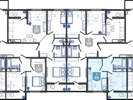 Продается 1-комнатная квартира ЖК Облака-3, дом 1, 32.3 м², 6892820 рублей