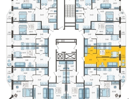 Продается 1-комнатная квартира ЖК Зеленодар, литера 7, 40 м², 5680000 рублей