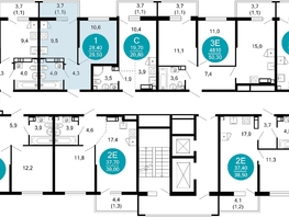 Продается 1-комнатная квартира ЖК Лестория, дом 3, 29.5 м², 17074600 рублей