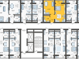 Продается 1-комнатная квартира ЖК Кислород, корпус 13, 38.1 м², 15636400 рублей