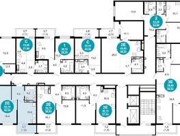 Продается 1-комнатная квартира ЖК Лестория, дом 5, 36.9 м², 16184340 рублей