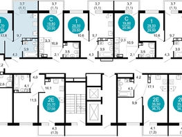Продается 1-комнатная квартира ЖК Флора, 4 этап, 32.8 м², 14609120 рублей