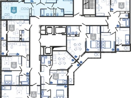 Продается 3-комнатная квартира ЖК Облака-3, дом 1, 79.6 м², 13062360 рублей