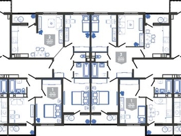 Продается 2-комнатная квартира ЖК Облака-3, дом 1, 48.4 м², 8949160 рублей