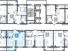 Продается Студия ЖК Облака-3, дом 1, 32.4 м², 6891480 рублей