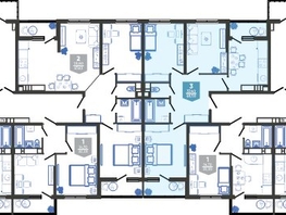 Продается 3-комнатная квартира ЖК Облака-3, дом 1, 68.5 м², 11254550 рублей