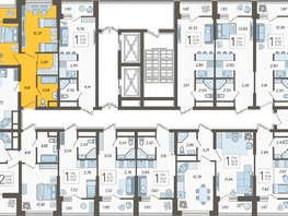 Продается 3-комнатная квартира ЖК Кислород, корпус 2, 68.2 м², 24211000 рублей