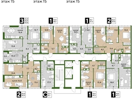 Продается 2-комнатная квартира ЖК DOGMA PARK (Догма парк), литера 2, 59  м², 9339700 рублей