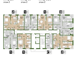 Продается 1-комнатная квартира ЖК DOGMA PARK (Догма парк), литера 6, 48.3  м², 7853580 рублей