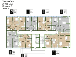 Продается 1-комнатная квартира ЖК DOGMA PARK (Догма парк), литера 9, 60.7  м², 9226400 рублей