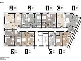 Продается 2-комнатная квартира ЖК DOGMA PARK (Догма парк), литера 13, 60.2  м², 9680160 рублей