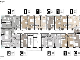 Продается 2-комнатная квартира ЖК DOGMA PARK (Догма парк), литера 15, 59.3 м², 9541370 рублей