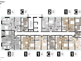 Продается 2-комнатная квартира ЖК DOGMA PARK (Догма парк), литера 16, 61 м², 8133984 рублей