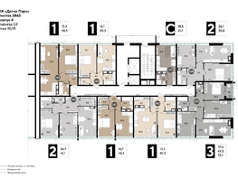 Продается 2-комнатная квартира ЖК DOGMA PARK (Догма парк), литера 20, 55.8 м², 7767360 рублей