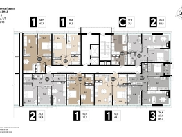 Продается 2-комнатная квартира ЖК DOGMA PARK (Догма парк), литера 18, 59.4  м², 8148730 рублей