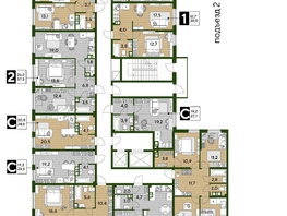 Продается 2-комнатная квартира ЖК DOGMA PARK (Догма парк), литера 22, 66.4  м², 8675559 рублей