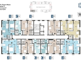 Продается 2-комнатная квартира ЖК Порто-Ново, литера 5, 57.4  м², 8713435 рублей