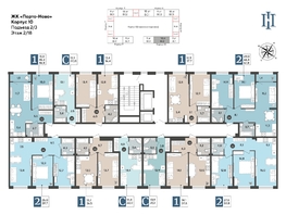 Продается 2-комнатная квартира ЖК Порто-Ново, литера 6, 67.8  м², 9647669 рублей