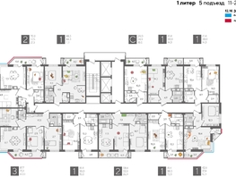 Продается 2-комнатная квартира ЖК Рекорд 2, литера 1, 70.3 м², 14102180 рублей