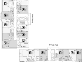 Продается 2-комнатная квартира ЖК Самолет, литера 55, 62.1  м², 10650150 рублей