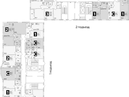 Продается 3-комнатная квартира ЖК Самолет, литера 59, 73.8  м², 10169640 рублей