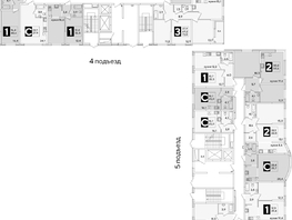 Продается 3-комнатная квартира ЖК Самолет, литера 59, 73.8  м², 10206540 рублей