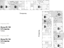 Продается 2-комнатная квартира ЖК Самолет, литера 60, 61.7  м², 9514140 рублей