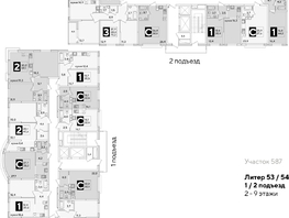 Продается 2-комнатная квартира ЖК Самолет, литера 54, 61  м², 9333000 рублей