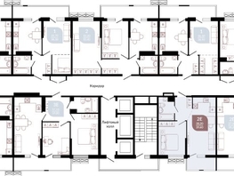Продается 1-комнатная квартира ЖК Отражение, 2 очередь литера 4, 40.8 м², 5522100 рублей