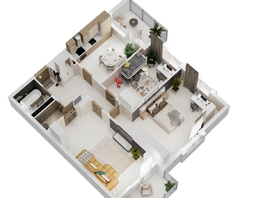 Продается 3-комнатная квартира ЖК Золотой Берег, литер 4, 89.18 м², 17925180 рублей