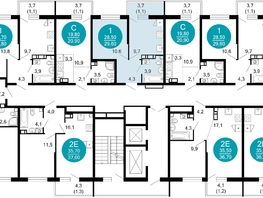 Продается 1-комнатная квартира ЖК Флора, 4 этап, 29.6 м², 12476400 рублей