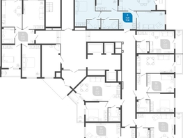 Продается 3-комнатная квартира ЖК Облака-2, блок секция 4-8, 79.4 м², 14455380 рублей