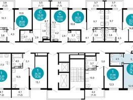 Продается 1-комнатная квартира ЖК Лестория, дом 6, 38.4 м², 16961280 рублей