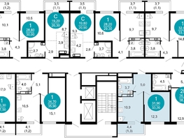 Продается 1-комнатная квартира ЖК Лестория, дом 6, 33.2 м², 15003080 рублей