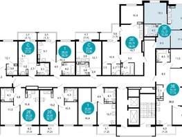 Продается 2-комнатная квартира ЖК Лестория, дом 3, 54.6  м², 22211280 рублей