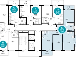 Продается 3-комнатная квартира ЖК Лестория, дом 5, 73.5  м², 27062700 рублей