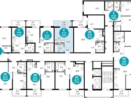 Продается 1-комнатная квартира ЖК Лестория, дом 5, 23.9 м², 11187590 рублей