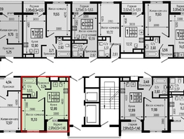 Продается 1-комнатная квартира ЖК Botanica Hills (Ботаника Хилс), лит 1, 32.82 м², 10566000 рублей