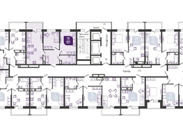 Продается 2-комнатная квартира ЖК Улыбка, литера 2, 56.3 м², 7122530 рублей