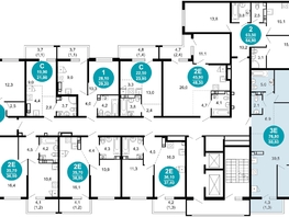 Продается 2-комнатная квартира ЖК Лестория, дом 5, 80.6 м², 29676920 рублей