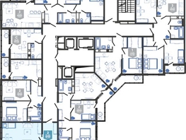 Продается 2-комнатная квартира ЖК Облака-3, дом 1, 62 м², 9584580 рублей
