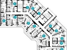 Продается 2-комнатная квартира АО Нескучный сад, корпус 1, 46.4 м², 41353400 рублей