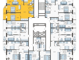 Продается 3-комнатная квартира ЖК Зеленодар, литера 6, 89.5  м², 10461700 рублей