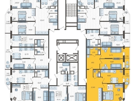 Продается 3-комнатная квартира ЖК Зеленодар, литера 6, 102.5  м², 12081050 рублей